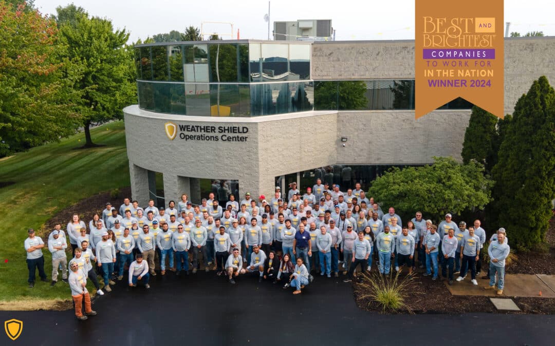 Weather Shield Roofing Systems Recognized as One of the Nation’s Best and Brightest Companies to Work For 