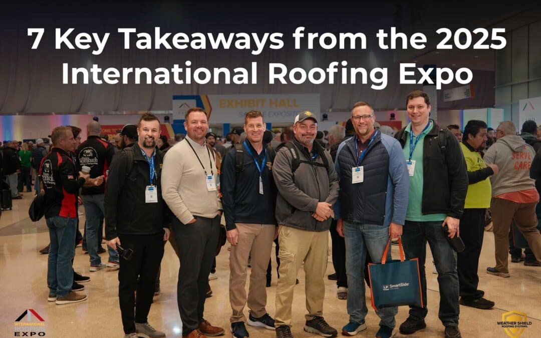 Weather Shield's roofing experts attend the 2025 International Roofing Expo (IRE) in San Antonio, Texas