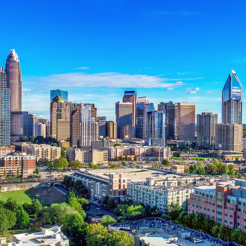 skyline of downtown Charlotte, North Carolina