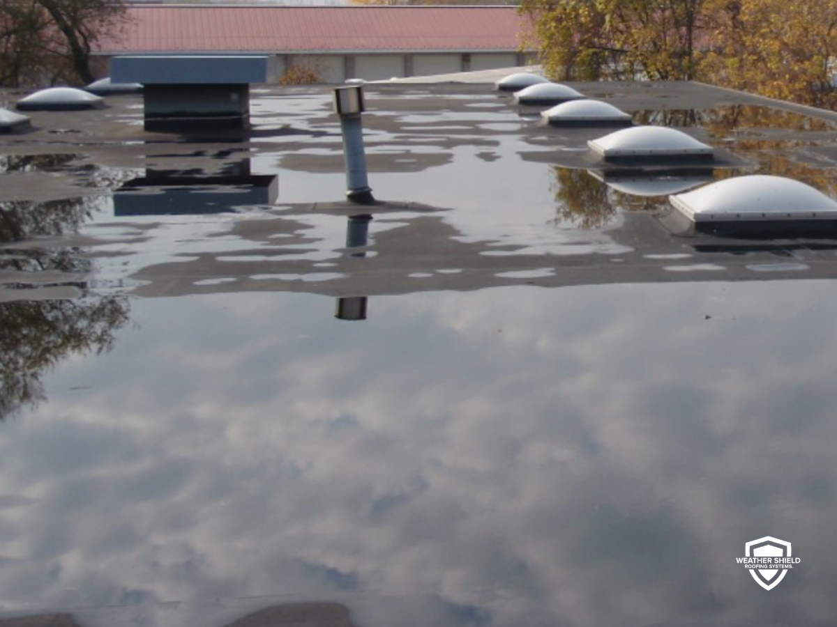 If Your Commercial Roof Could Talk-4 Roof ponding