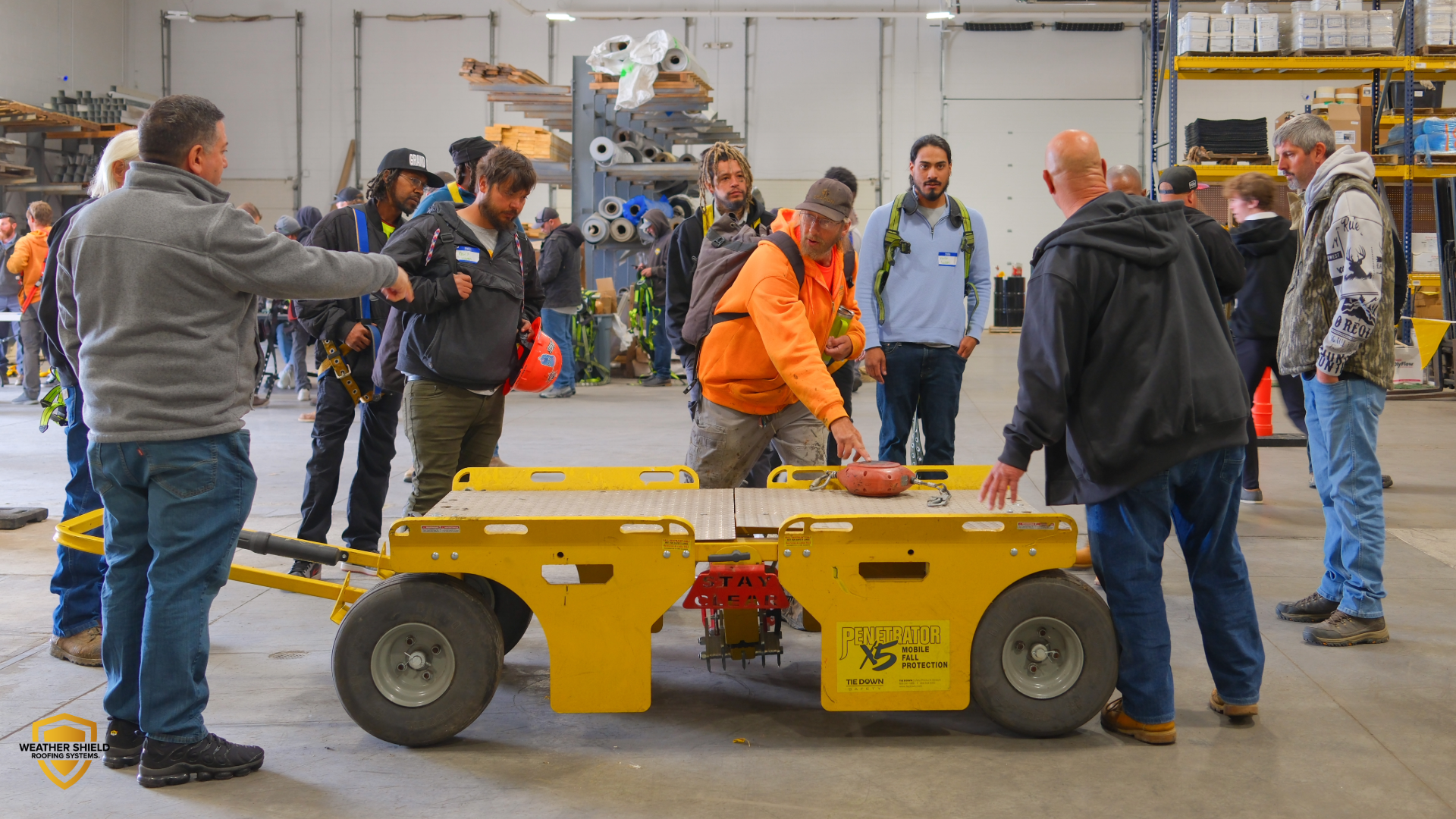 Penetrator Mobile Fall Protection Cart Penetrator Mobile Fall Protection Cart
