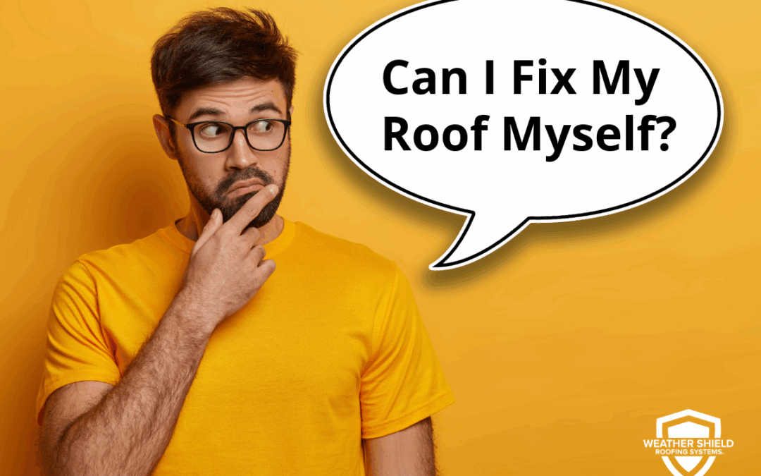 Can I Fix My Roof Myself? 