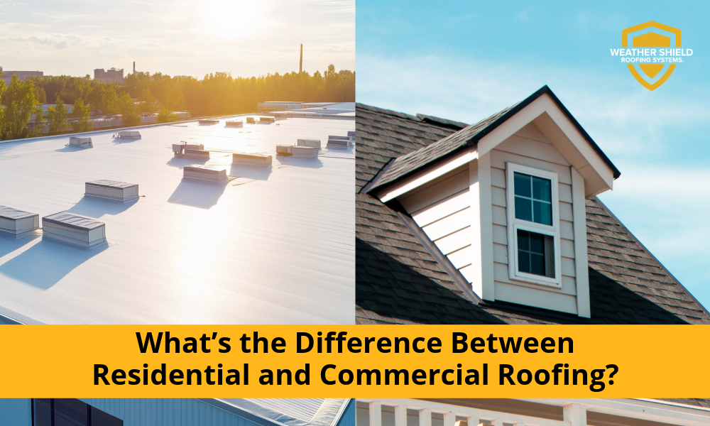 What’s the Difference Between Residential and Commercial Roofing? 