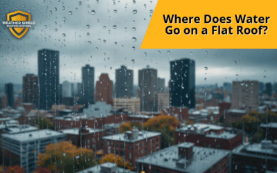 Where Does Water Go on a Flat Roof? 
