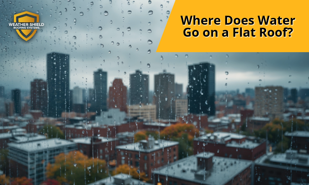 Where Does Water Go on a Flat Roof? 