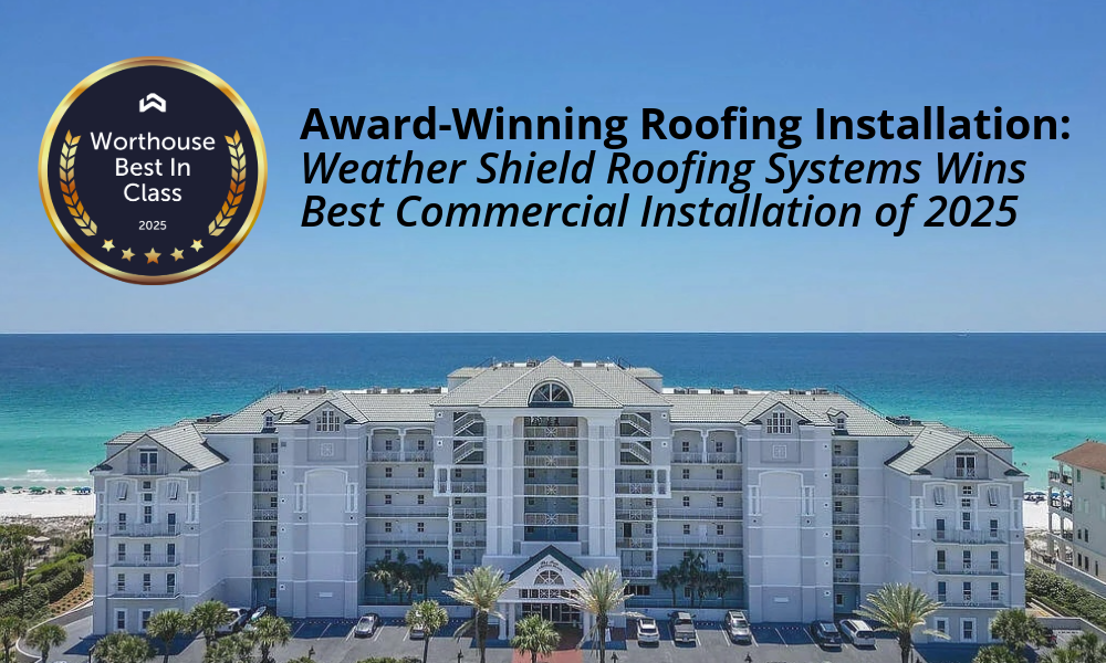Award-Winning Roofing Installation: Weather Shield Roofing Systems™ Wins Best Commercial Installation of 2025