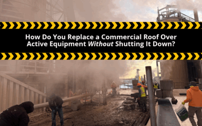How Do You Replace a Commercial Roof Over Active Equipment Without Shutting It Down? 