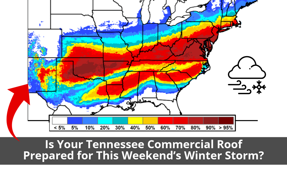 Is Your Tennessee Commercial Roof Prepared for This Weekend’s Winter Storm? 