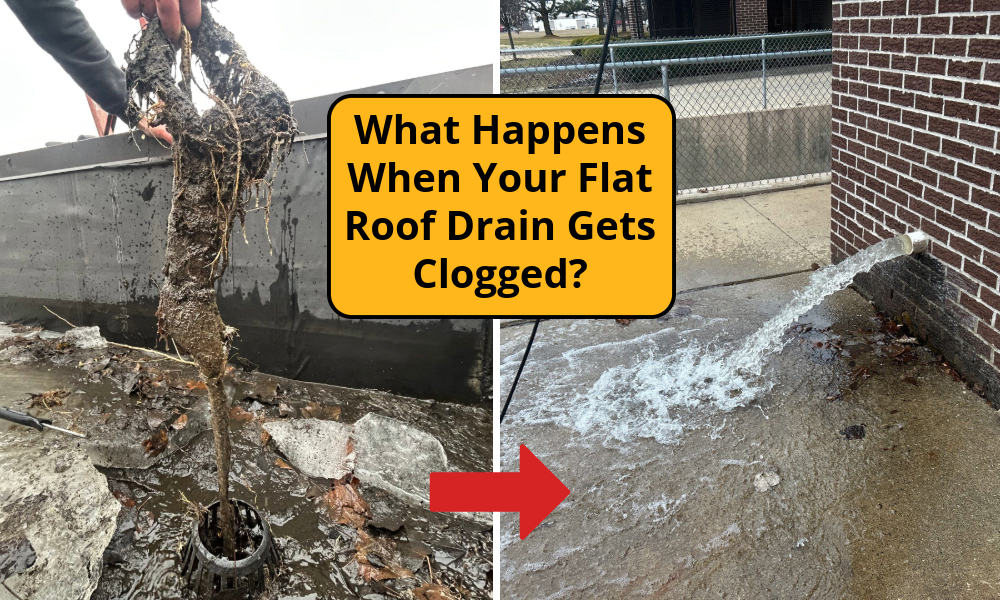 What Happens When Your Flat Roof Drain Gets Clogged? 