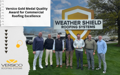 Weather Shield Roofing Systems Earns Versico Gold Medal Quality Award for Commercial Roofing Excellence
