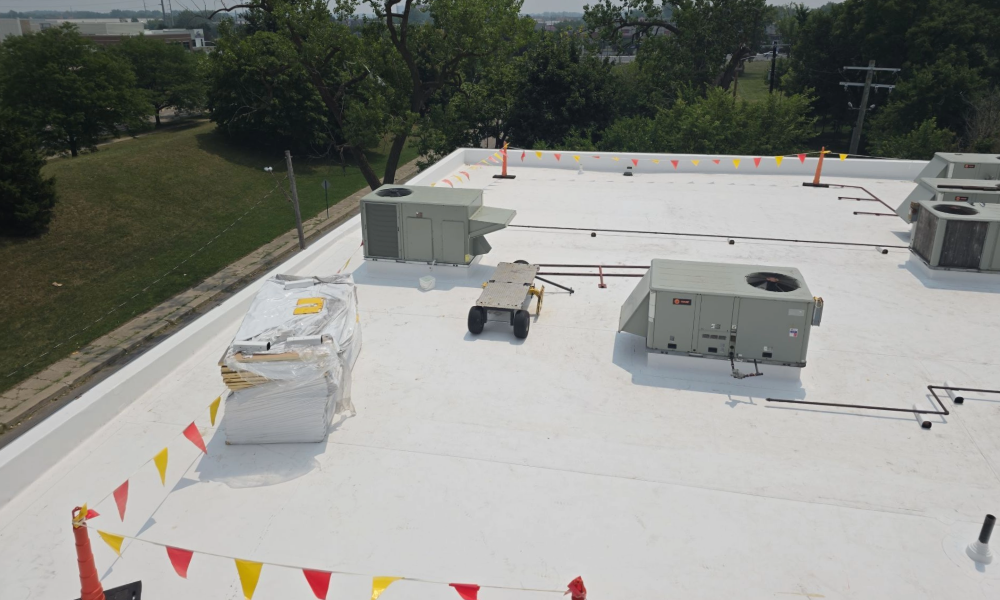 Rooftop HVAC are vulnerable to roof leaks