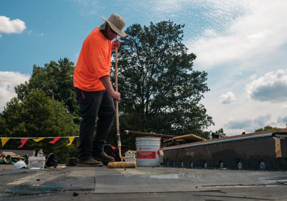 ReRoof Services ReRoof Services - Full roof replacement for commercial and industrial flat roofs